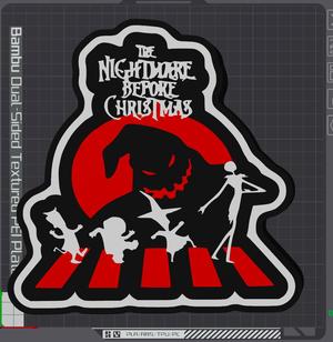 oogie boogie crossing light box