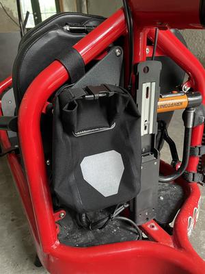 Ortlieb bag holder for Bullitt bike