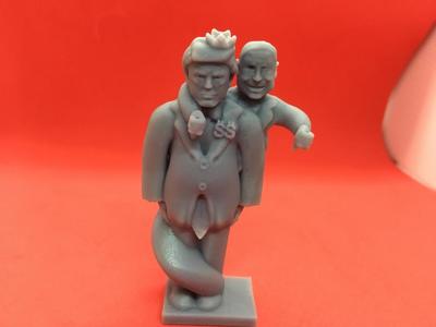 Trump Chess-Alternate Trump King-Trump with the Ghost of John McCain