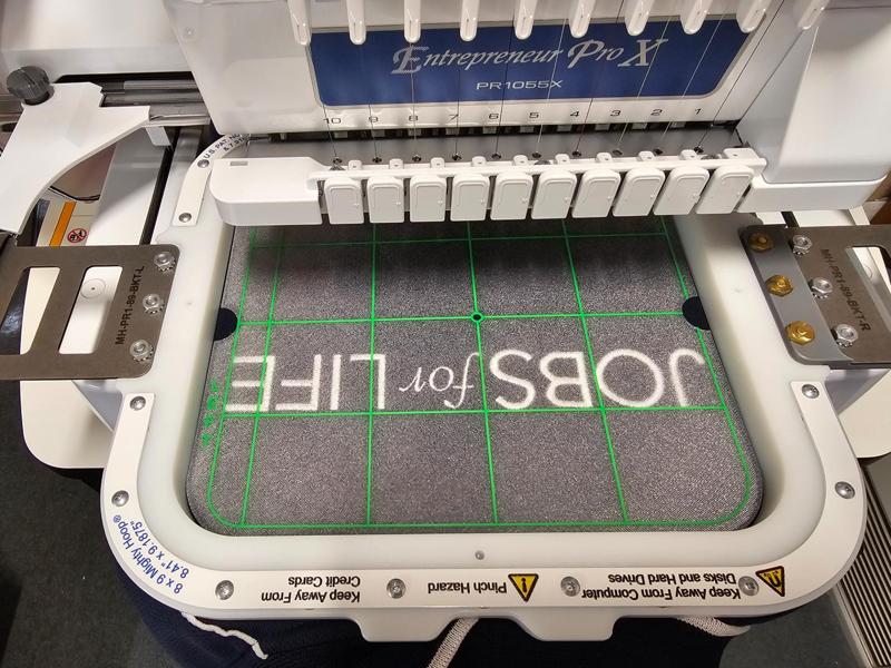 Embroidery Sheet Template for 8x9 Mighty Hoop