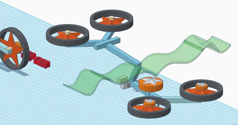 Flying and Ground Bicycle by Tekin