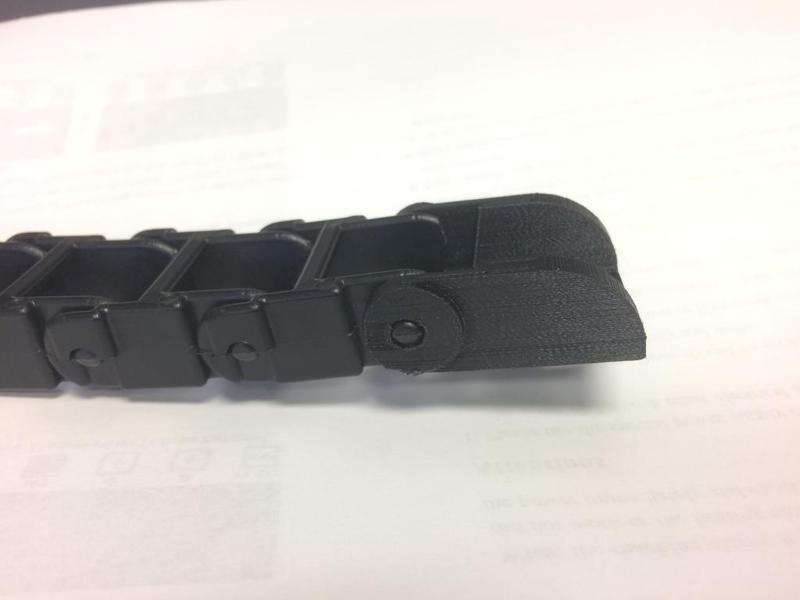 Drag chain ends for "cablemonkey" (Amazon) Medium 0.75"x0.5" cable track