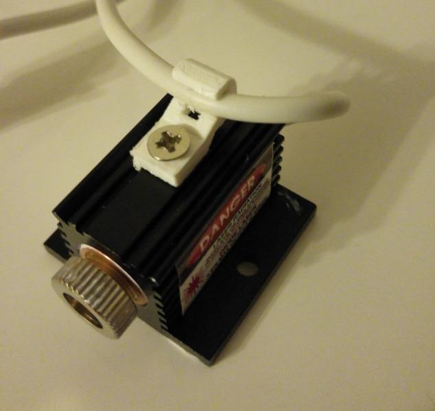 J Tech Photonics Laser heat sink cable holder to take away tension