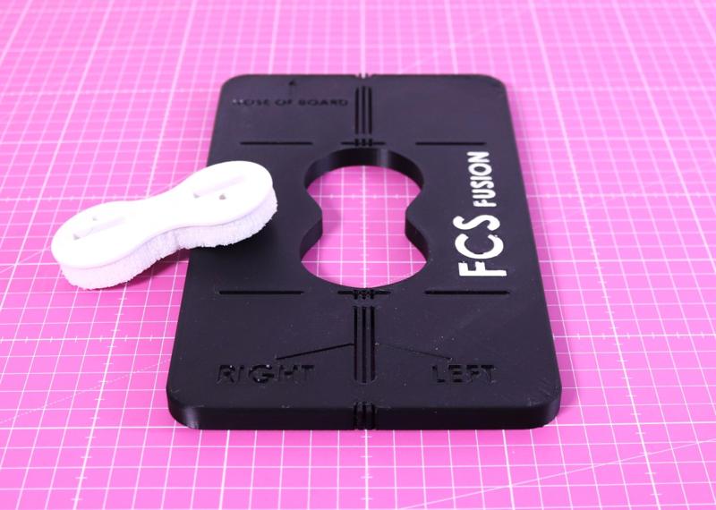 Router jig FCS fusion fin plugs