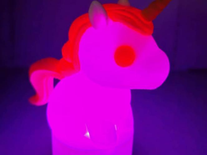 Unicorn Night Light (multi-color Print)
