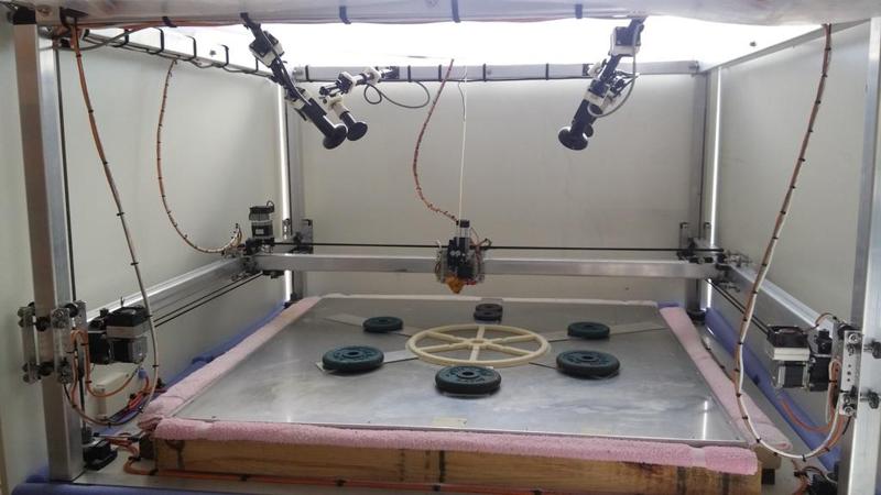 1200 x 1200 Large scale DIY 3D printer - Sub33D v3.07