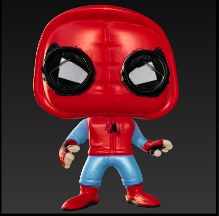 Spiderman homemade costume funko pop
