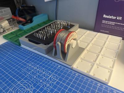 Solder Spool Holder - Gridfinity edition