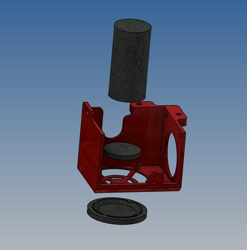 Punch to remove the protective grid from the nozzle dissipating fan