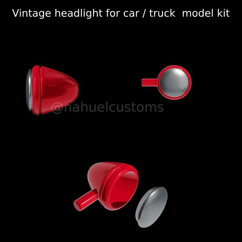 Vintage headlight for car / truck  model kit