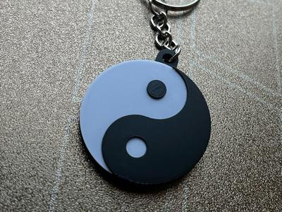 Yin Yang Keychain
