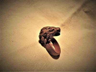 Lion head ring
