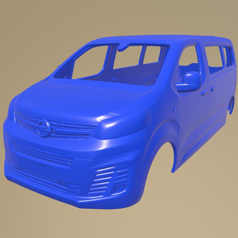 Opel Zafira Life 2020 PRINTABLE CAR BODY