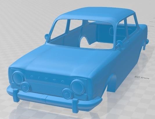 Simca 1000 Printable Body Car