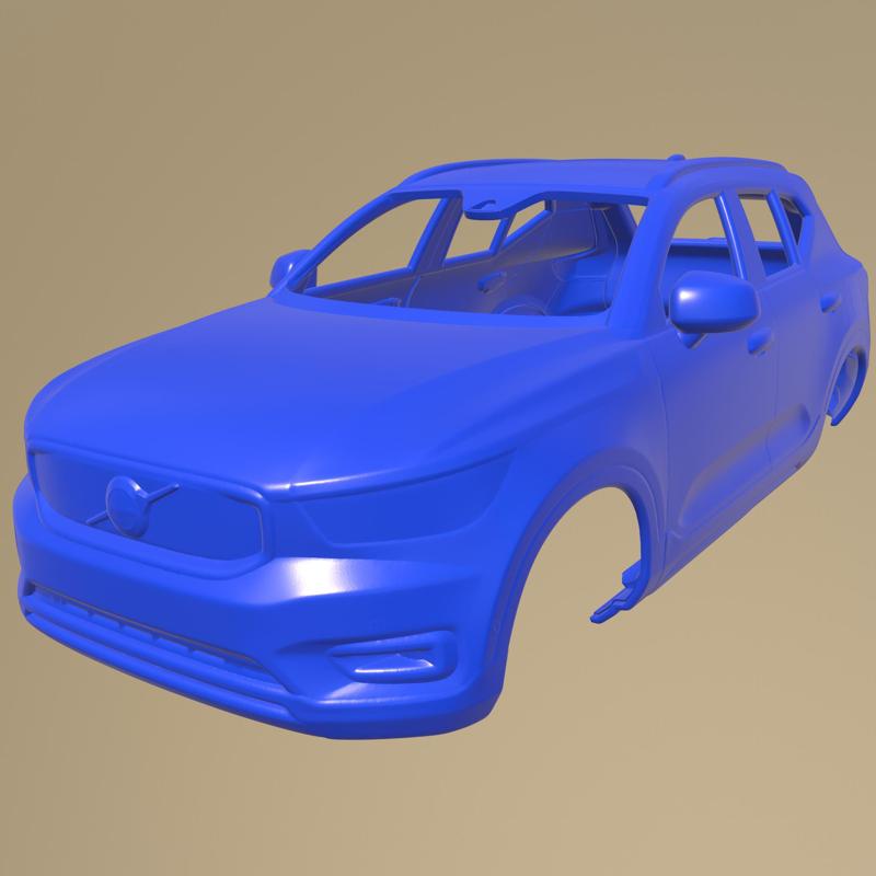 Volvo XC40 Recharge 2020 PRINTABLE CAR BODY