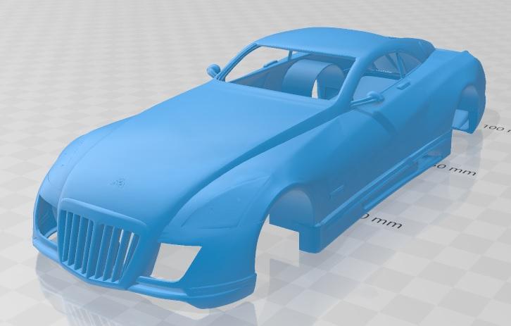Maybach Exelero Printable Body Car