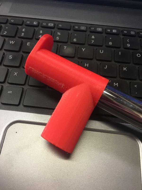 Clothes rail replacement connector 19mm