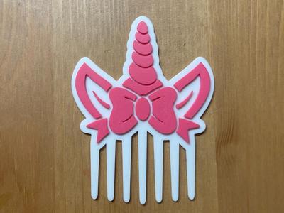 Unicorn Hair Comb 
