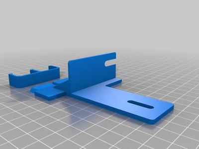 Anycubic 4Max filament and cable holder with clip
