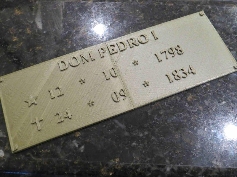 Tombstone Plate - 3D Printing