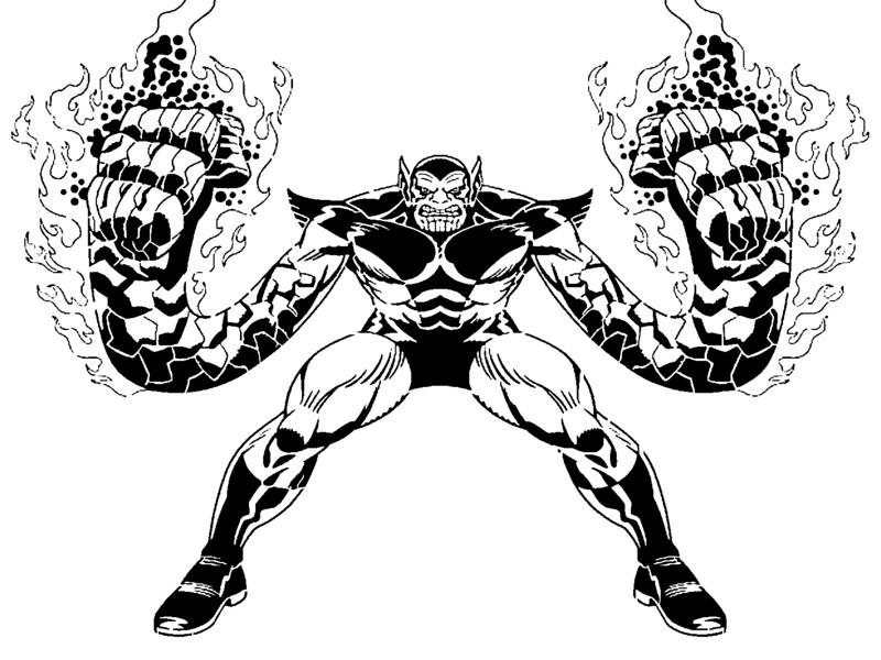 Super Skrull stencil