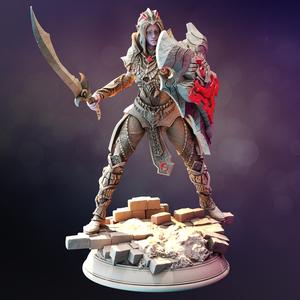 Drow Moon Paladin - Mrina Reloth