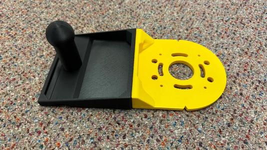 DeWalt router track guide with handle   