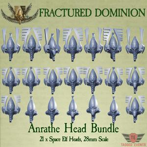 Fractured Dominion - Anrathe Heads x 21  (Ancient Eldar)