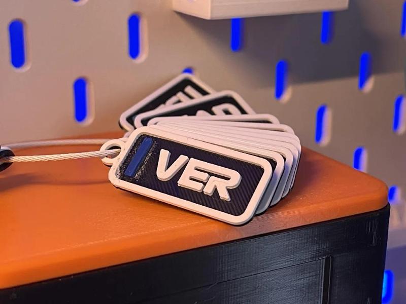 Max Verstappen - F1 Driver (Red Bull Racing) Leaderboard Keychain - Season 2025   