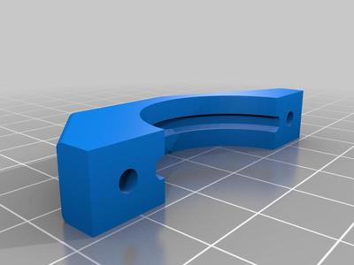 Kugoo Kirin S4 Display Holding Bracket - Bottom plastic