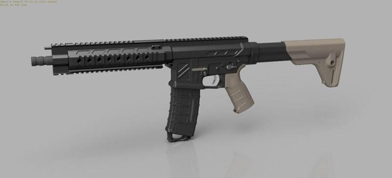 Printable airsoft AR-15 gen4 (V4, aka EVO)