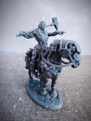 Female Barbarian on Horseback