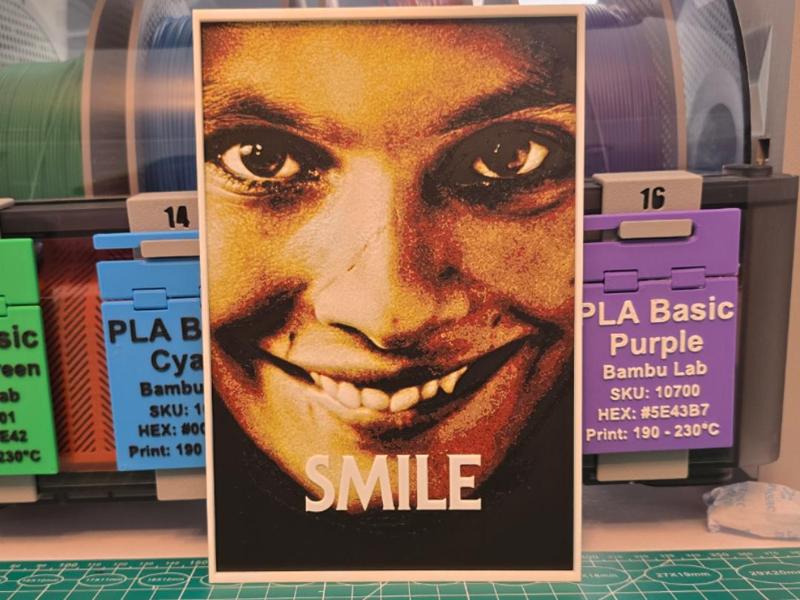 Smile Movie Poster - Hueforge Art