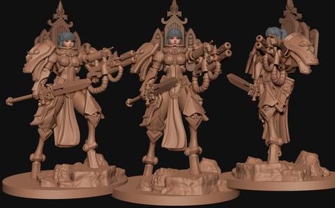 Space nuns anime warsuit