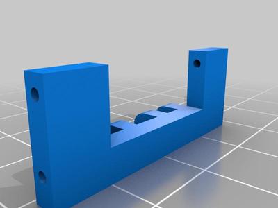 SCX24 Rear Hinge and Mount