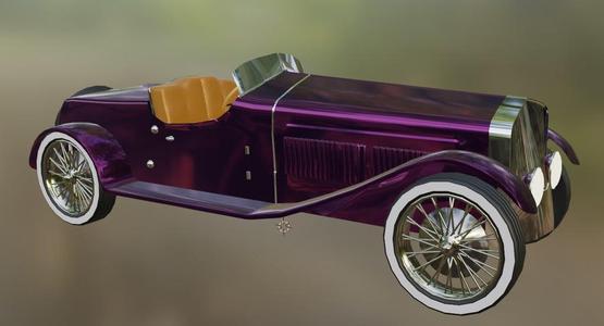 Cool Purple Roadster