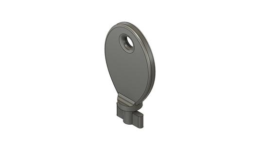 Soap dispenser key / Klíček k výdejníku na mýdlo
