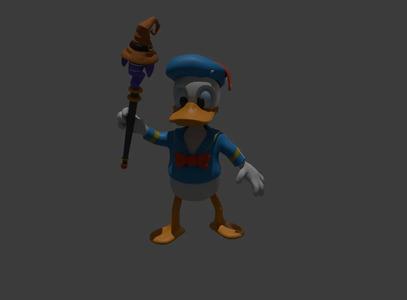 figurine de donald duck   