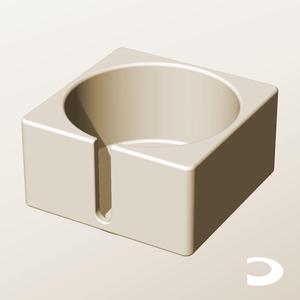 CS96-55-S Slotted Modular Stacking Storage Boxes Bins | Printable Objects - Infinite Containers | stl file for 3d printing