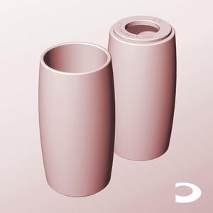 CR68-160-P Pierced Modular Stacking Storage Box Bin Container Planter Lamp Shade | Printable Objects - Infinite Containers | stl file for 3d printing