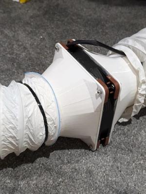 140mm Fan Duct Connector   