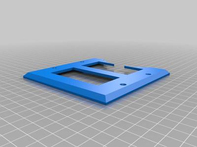 EAT Double Rocker Wall Plate Template