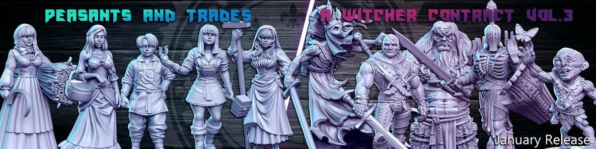 Full and PRE-SUPPORTED 32 A Witcher Contract Vol.3  Peasant and Trades -January 2022- RN Estudio