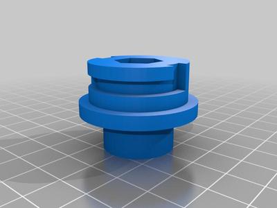 Spool holder coupling piece