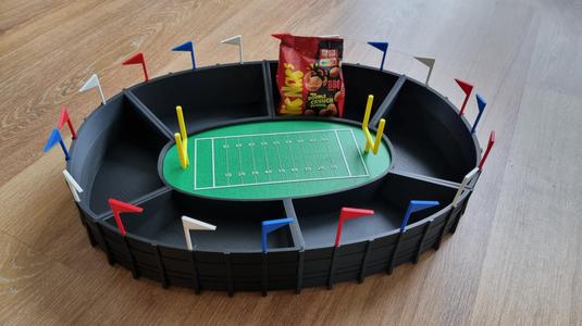 Superbowl: Snack Arena, Snack Stadium, Snack Dome