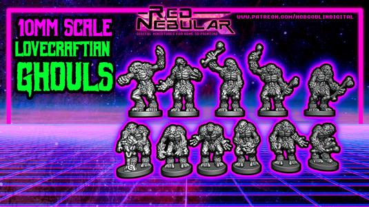 Lovecraftian Ghouls (10mm scale)