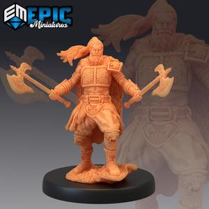 Legendary Warrior Axe / Viking Fighter / Human Barbarian