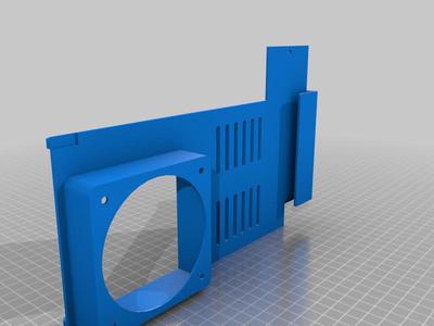Ender 3 v2 - Silent PSU Cover for Noctua fans
