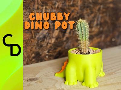 The Chubby Dino Pot / Pen Cup