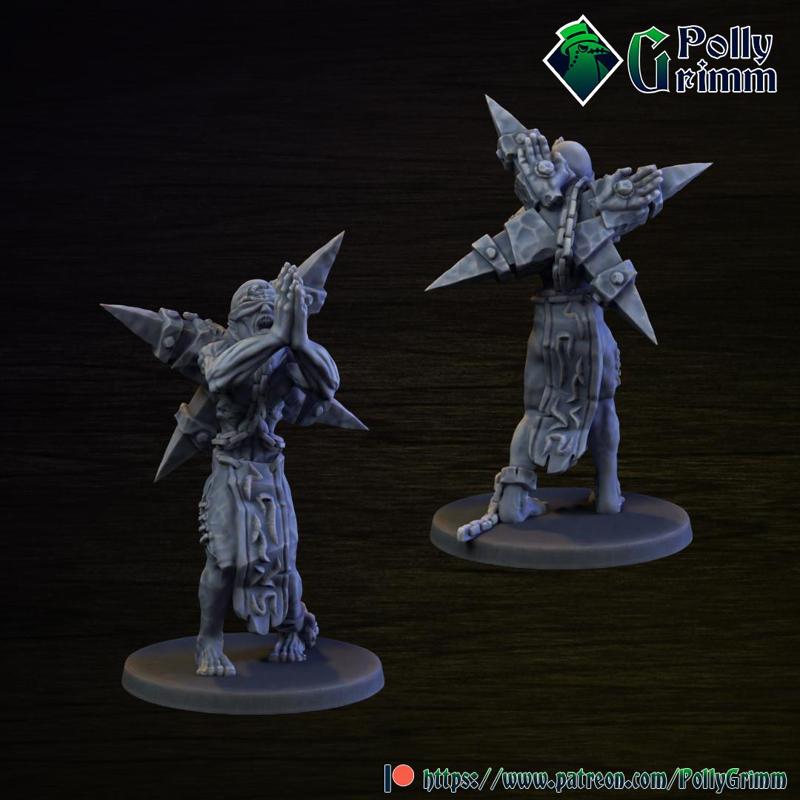 Empire of sin. Tabletop miniature. Penitent